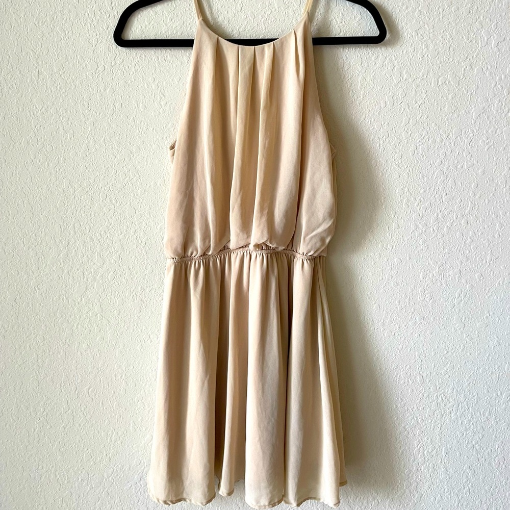 Pink mini dress